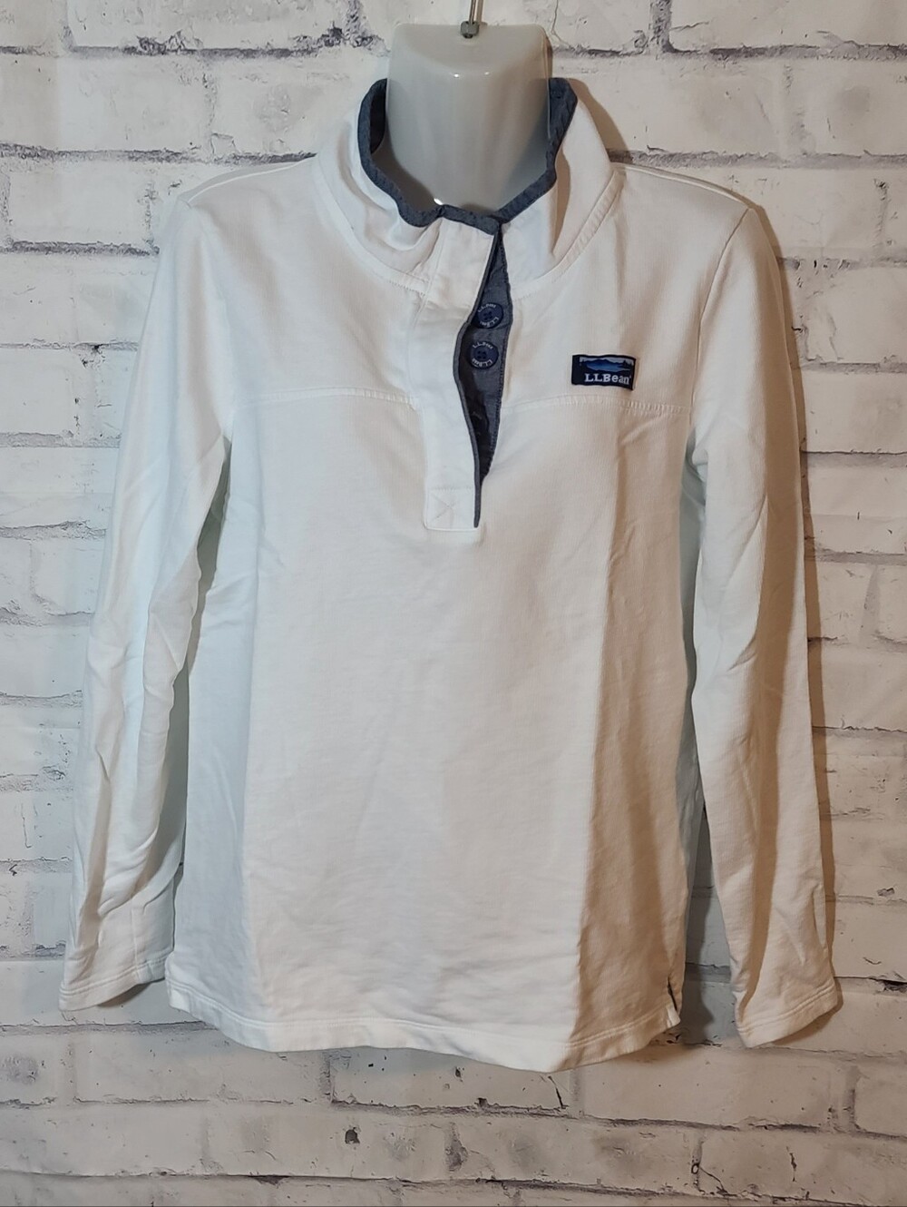 L.L. Bean Women's Cotton Rugby Shirt Small